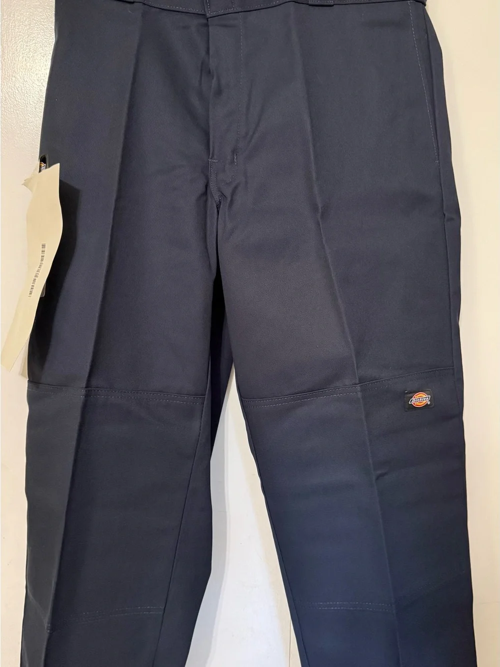 Dickies Navy Blue Twill Reinforced-Knee Work Pants